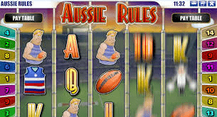 Aussie Rules Machine a Sous