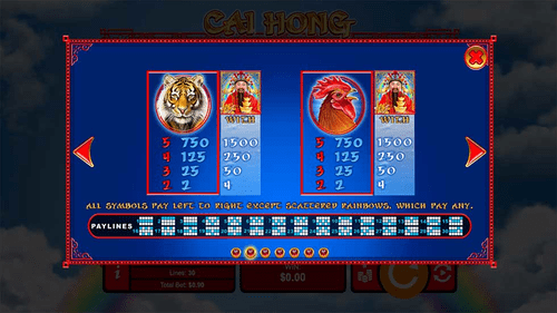 Cai Hong Slot Paiements